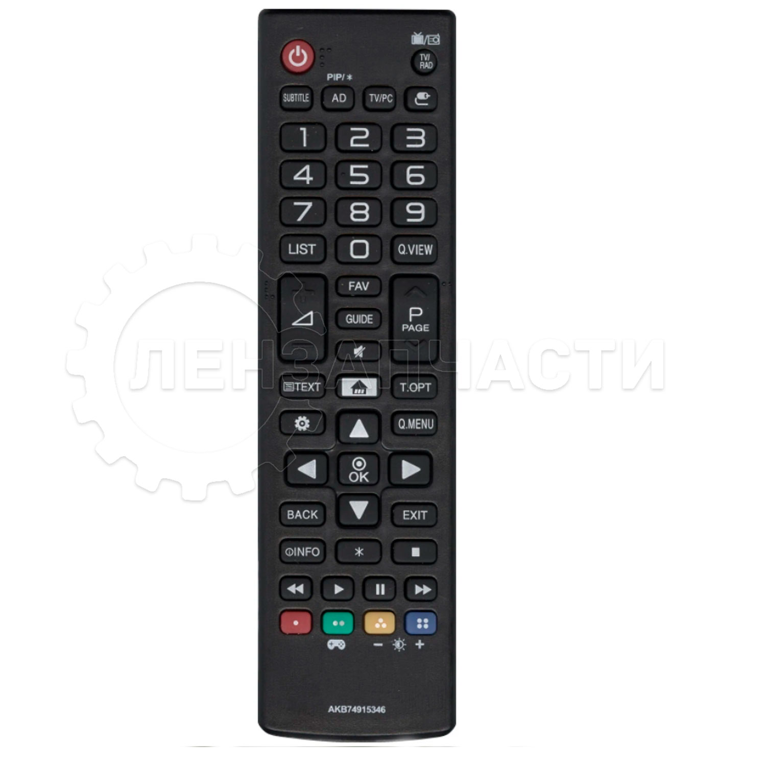 Пульт дистанционного управления для LG AKB74915346 черный Smart